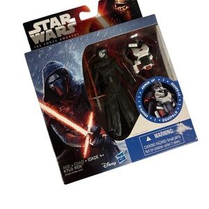 Hasbro Star Wars Kylo Ren Figure with Black and Silver